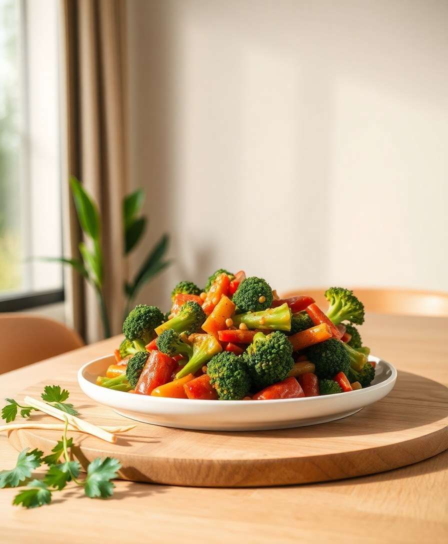 Zesty Garlic Broccoli Stir-Fry