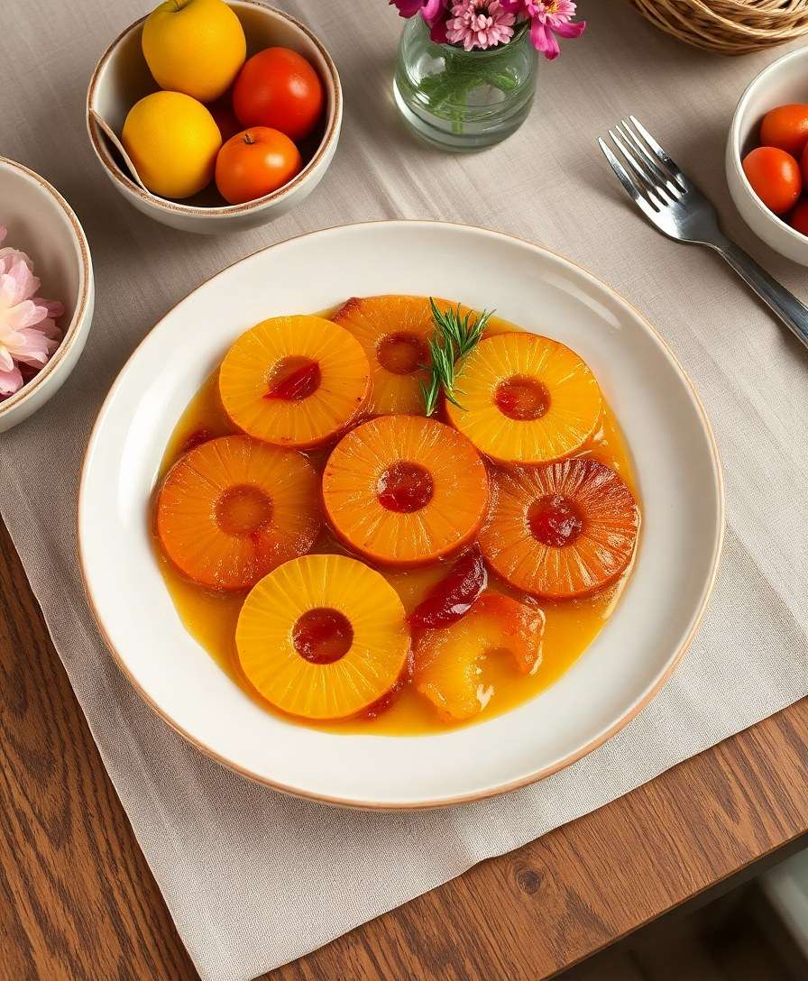 Decadent Pineapple Upside-Down Cobbler