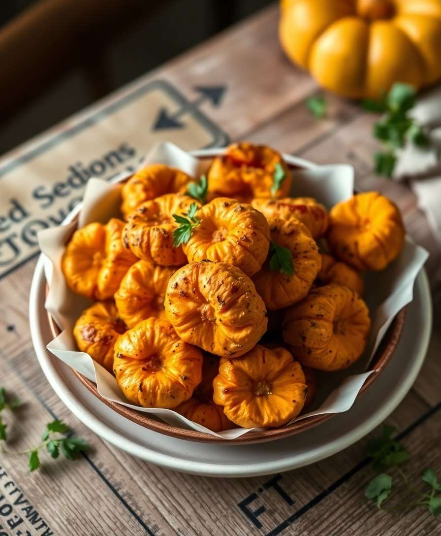 Crispy Roasted Pumpkin Bites