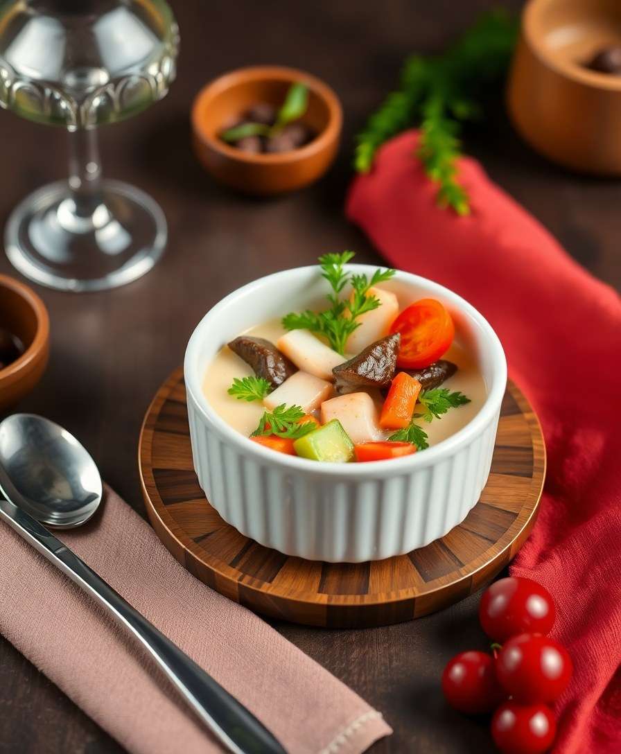 Gourmet Chawanmushi with Spring Vegetables