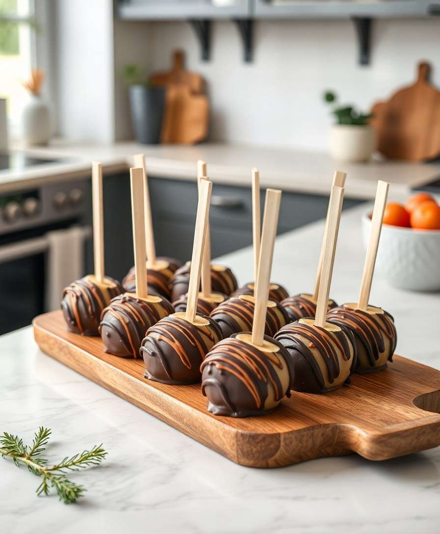 Decadent Chocolate-Covered Banana Pops