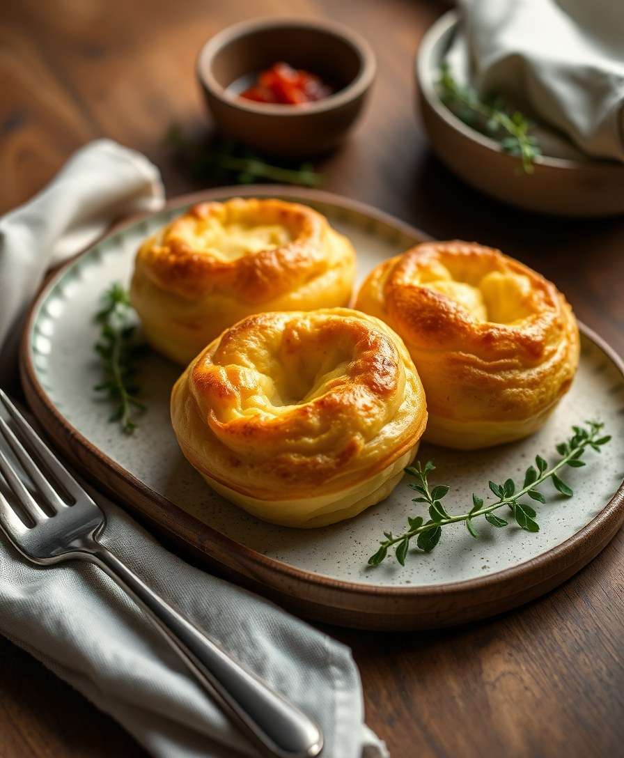 Elevated Popovers: A Light & Fluffy Delight