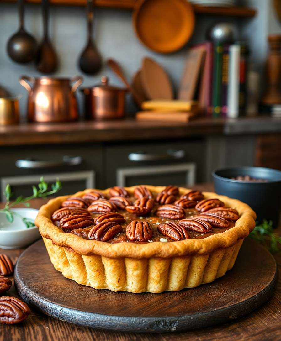 Decadent Brown Butter Whiskey Pecan Pie