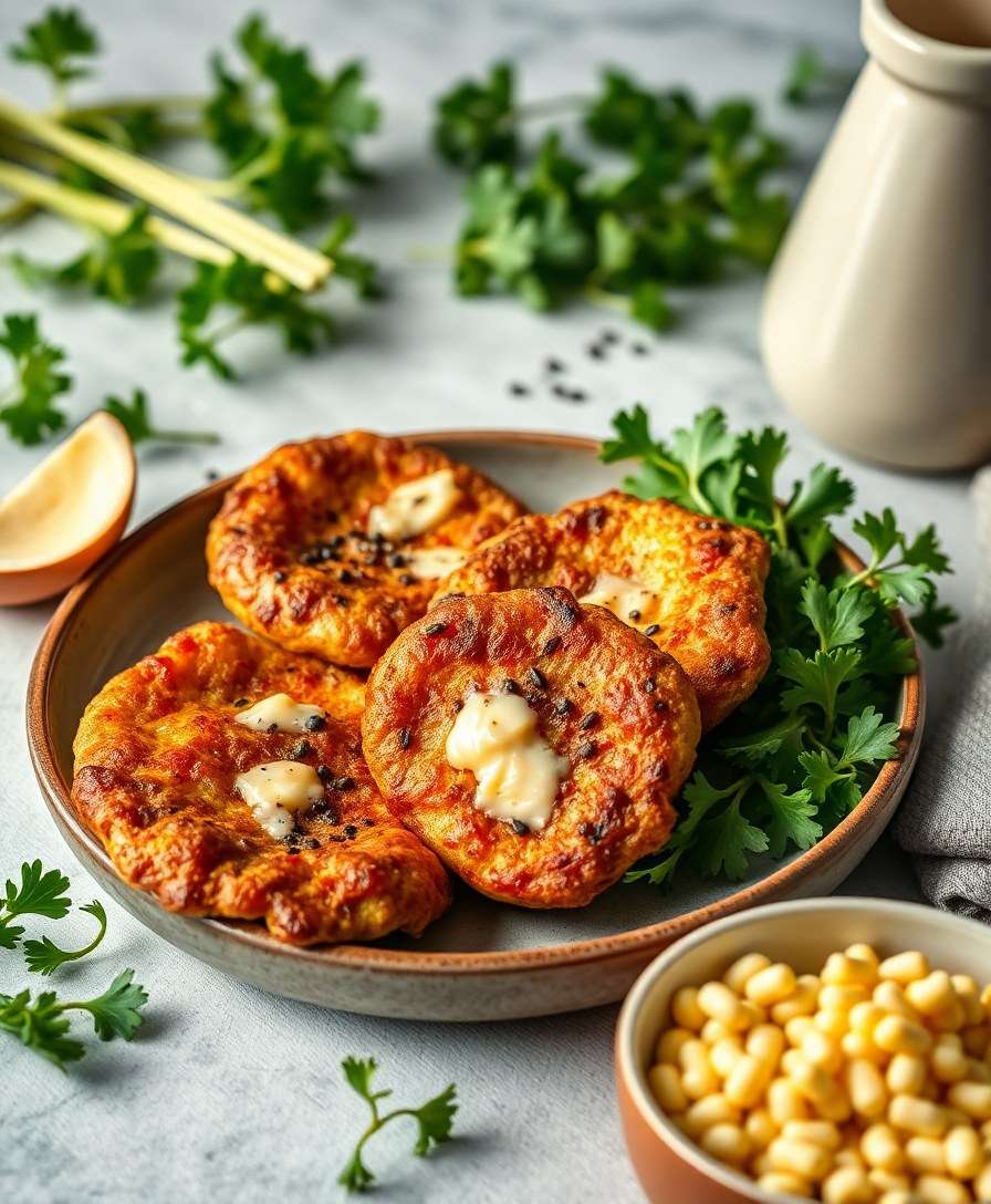 Crispy Black Pepper Panisses with Cheddar