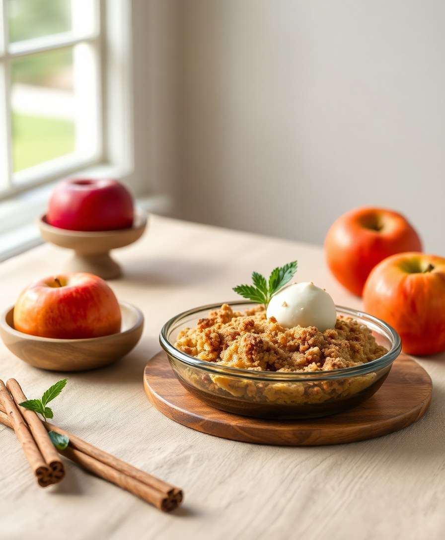 Decadent Apple Crumble with Cinnamon Streusel