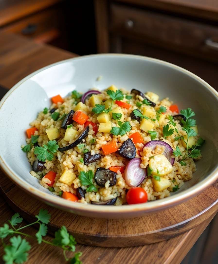 Spring Vegetable Pilaf: A Flavorful Delight