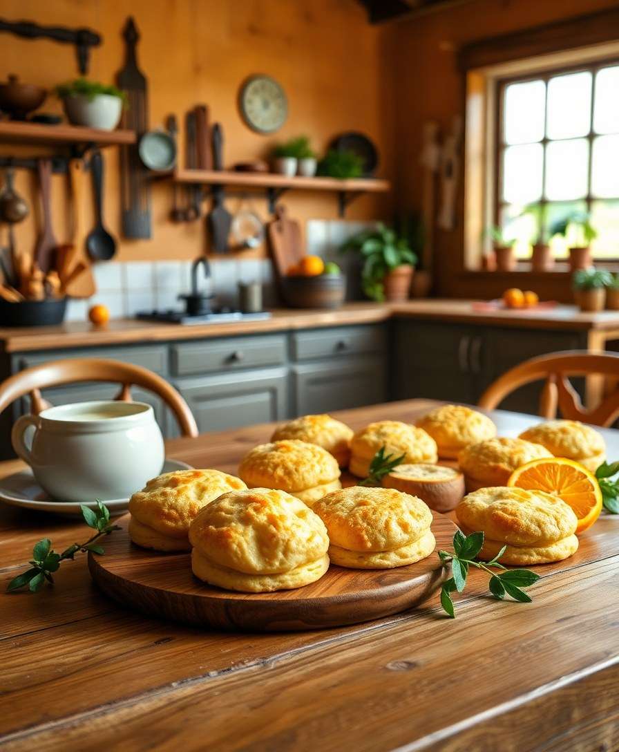 Zesty Orange Drop Biscuits