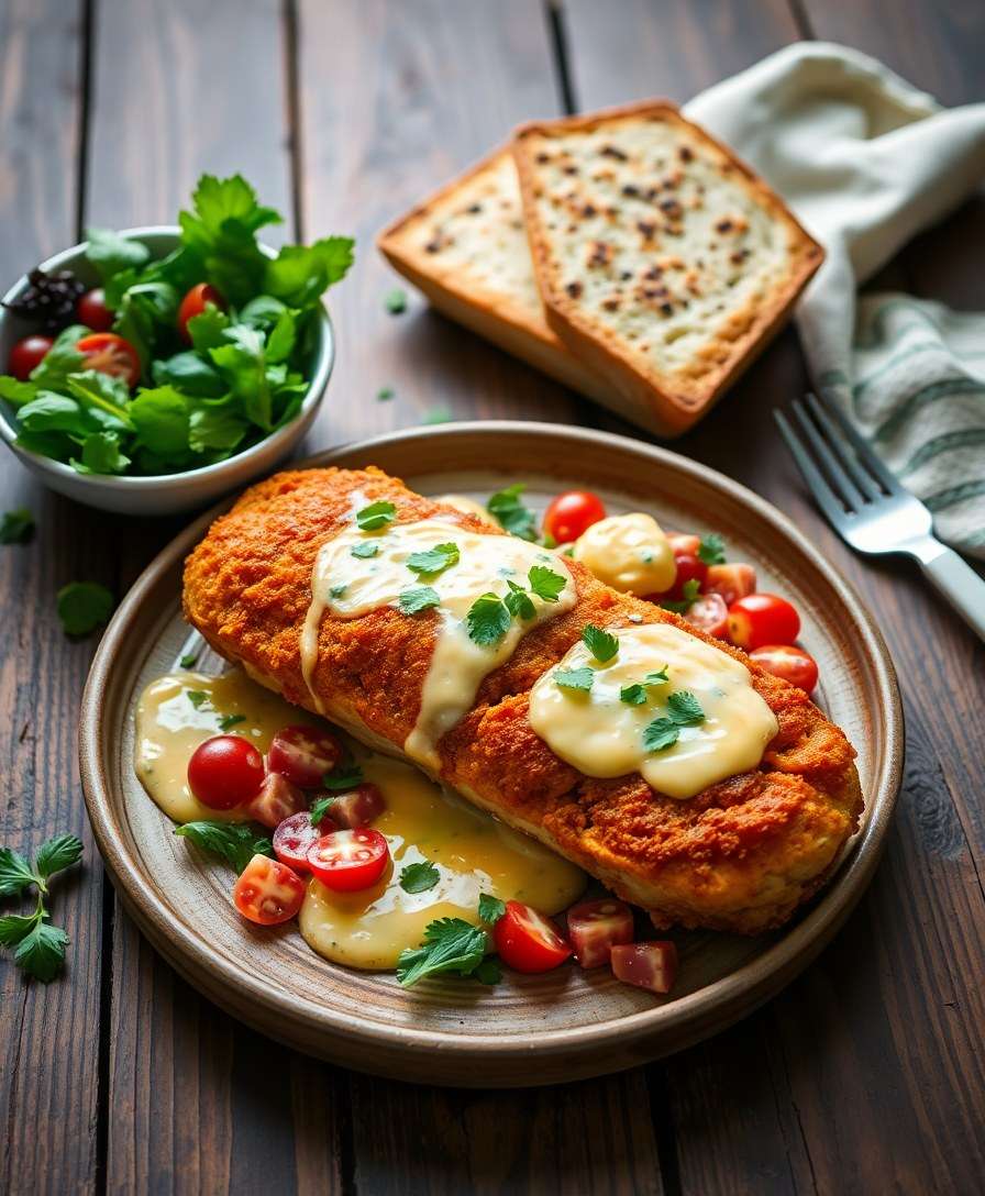 Crispy Air Fryer Chicken Polpettone