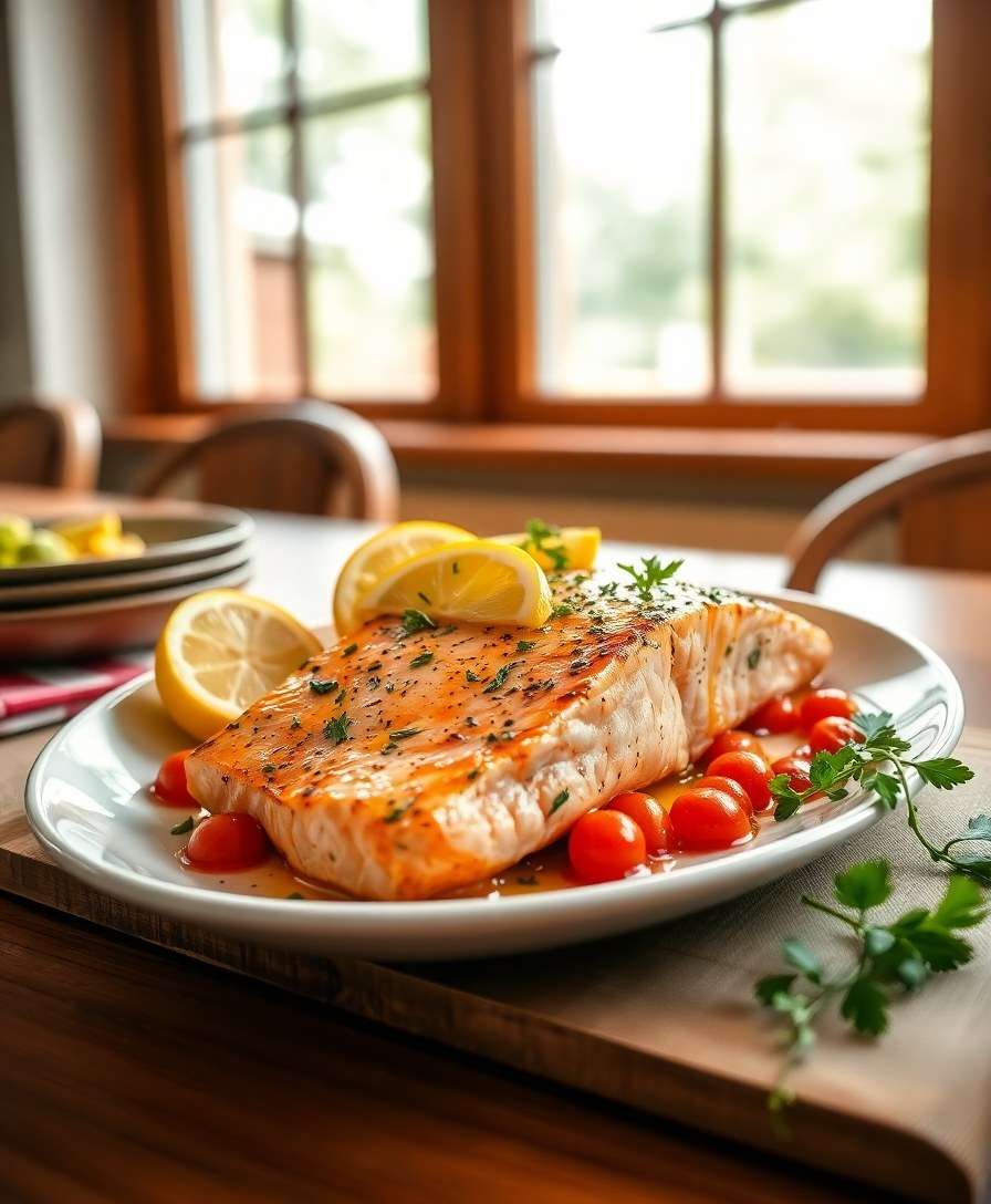 Zesty Lemon Herb Salmon