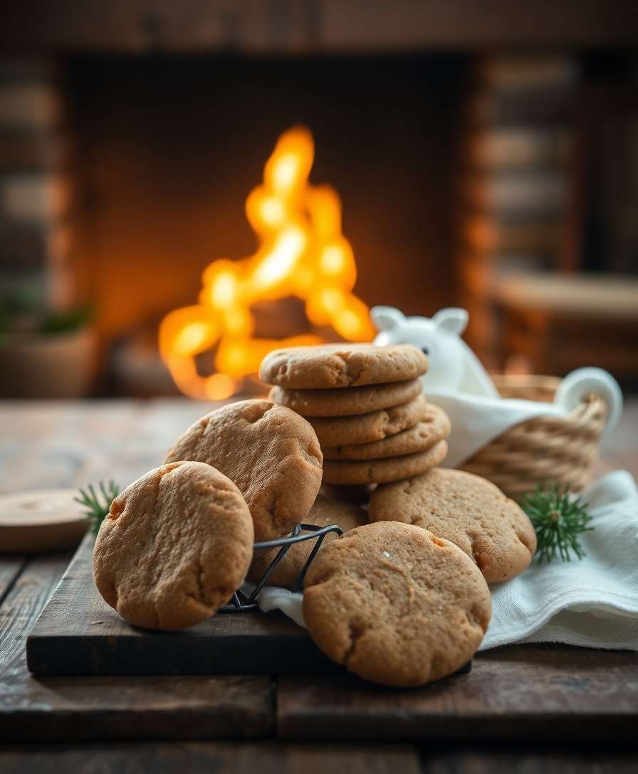 Soft & Spiced Gingerbread Cookies