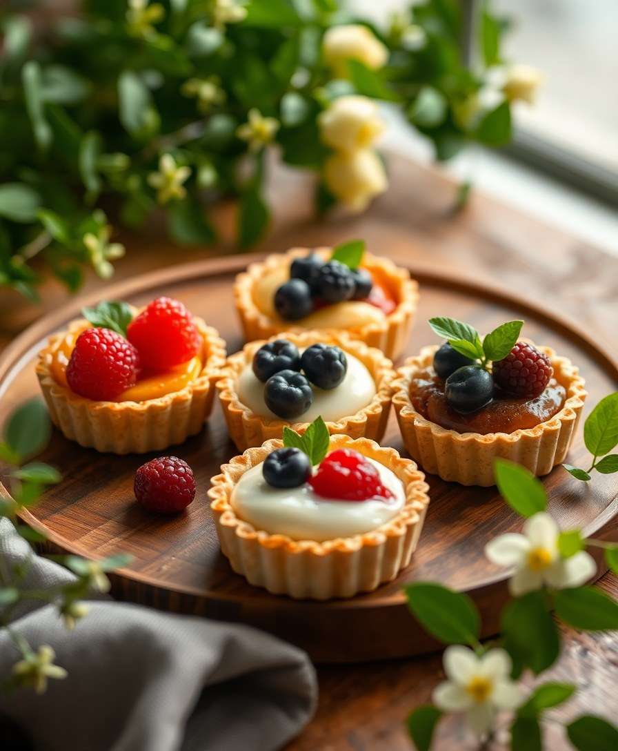 Triple Delight Tartlets: A Trio of Flavors