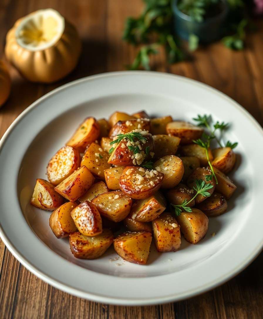 Crispy Parmesan Perfection: Roasted Potatoes