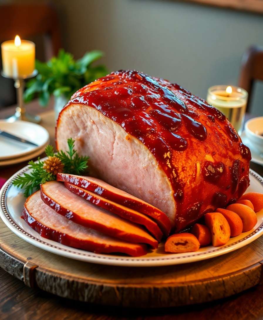 Decadent Crock-Pot Glazed Ham