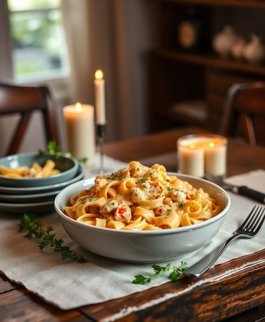 Creamy Chicken Pasta Bake