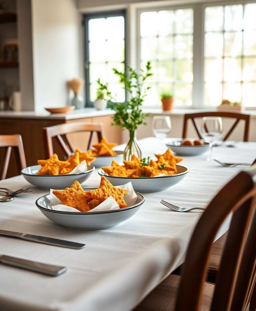 Crispy Cauliflower Stars: A Flavorful Feast