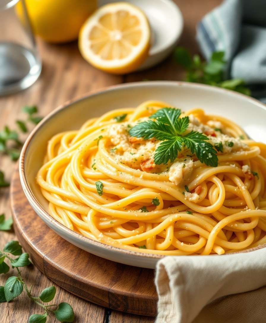 Creamy One-Pot Lemon Pasta