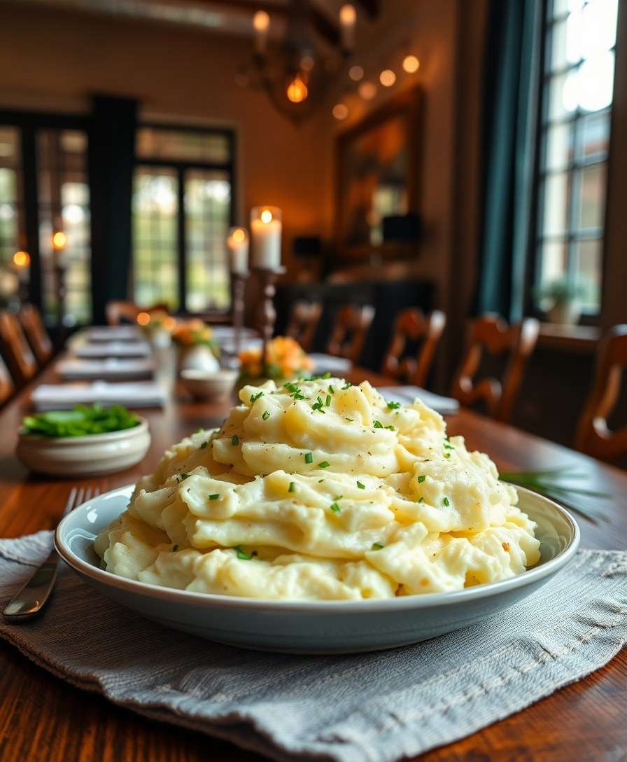 Creamy Garlic Mashed Potatoes