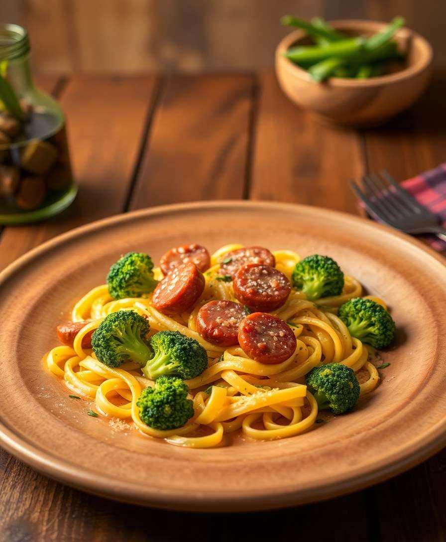 Savory Orecchiette with Italian Sausage & Broccoli