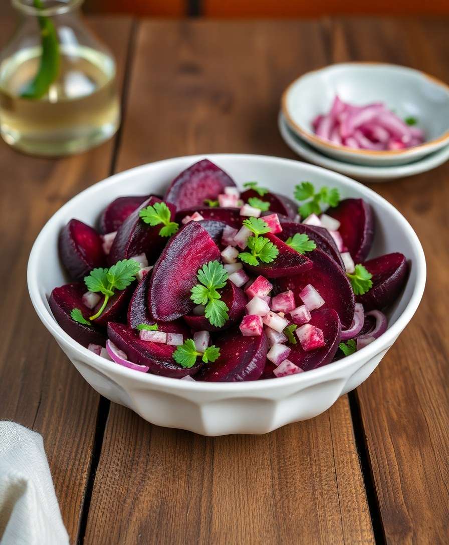 Vibrant Beetroot Salad with a Tangy Twist