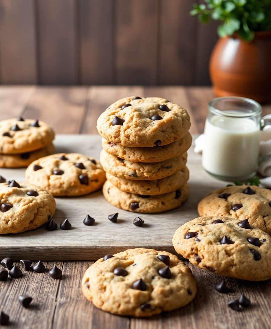 Giant Chocolate Chip Cookies: A Masterpiece in Every Bite