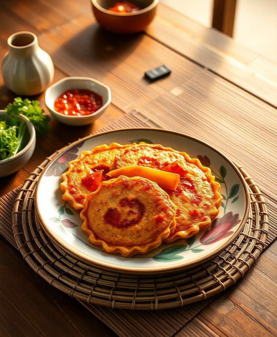 Crispy Kimchi Pancakes (Kimchijeon)