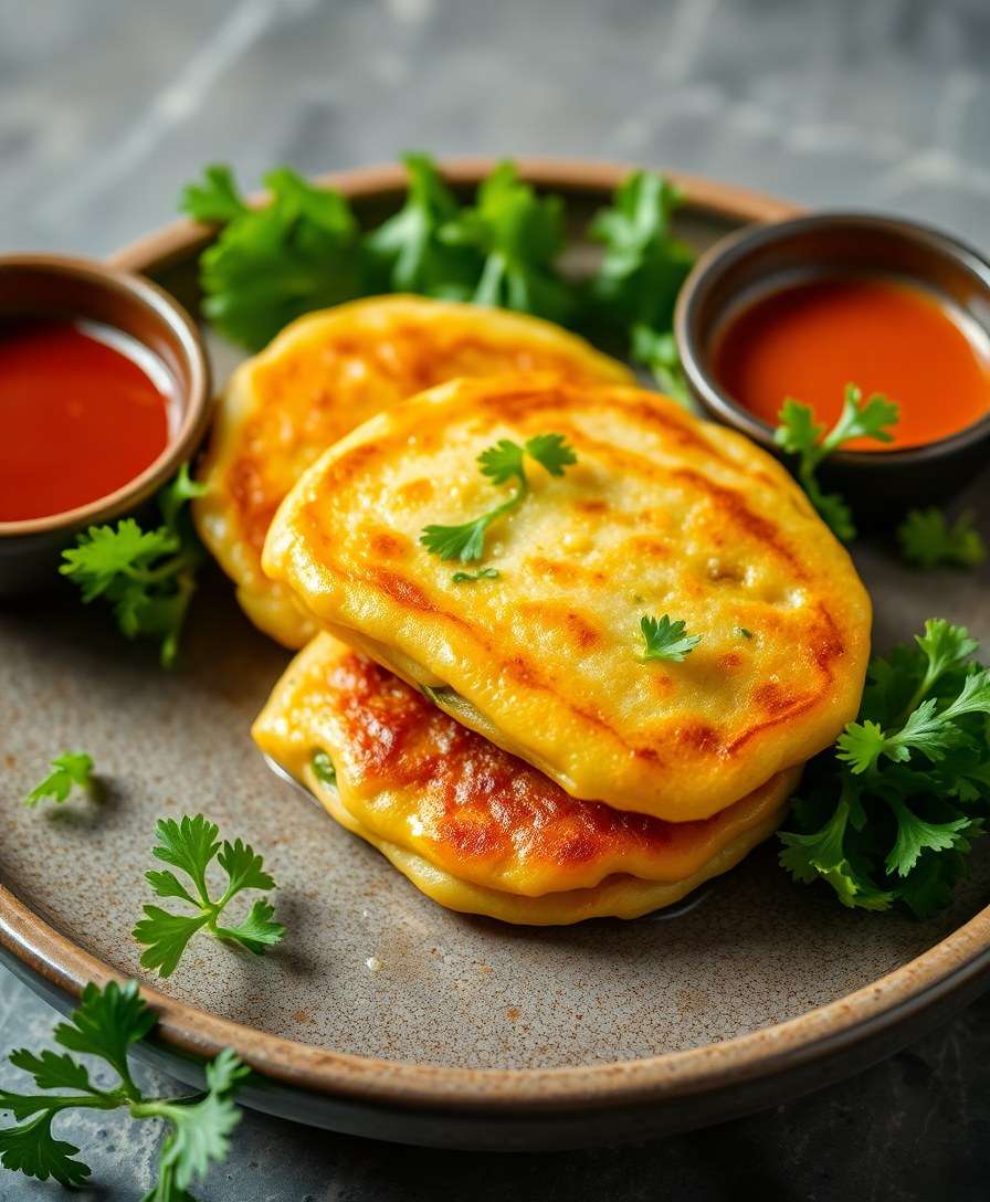 Crispy Vegetable Pancakes (Yachaejeon)