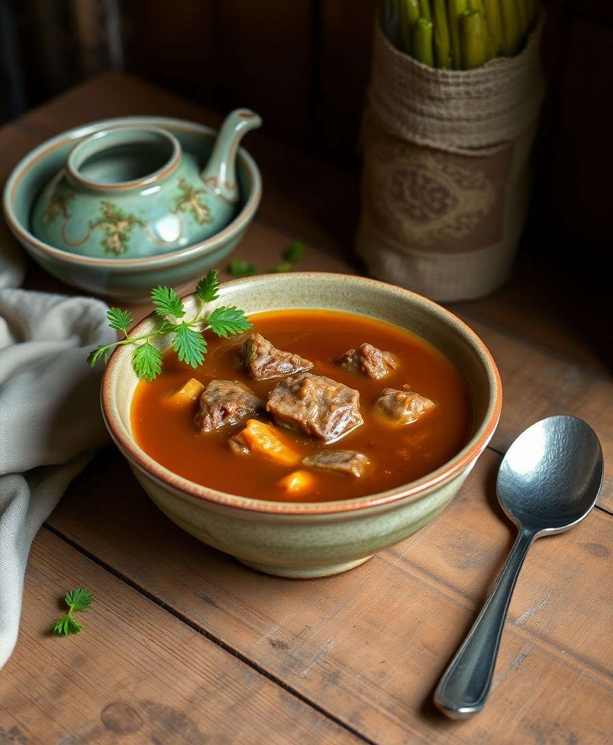 Decadent Oxtail Soup