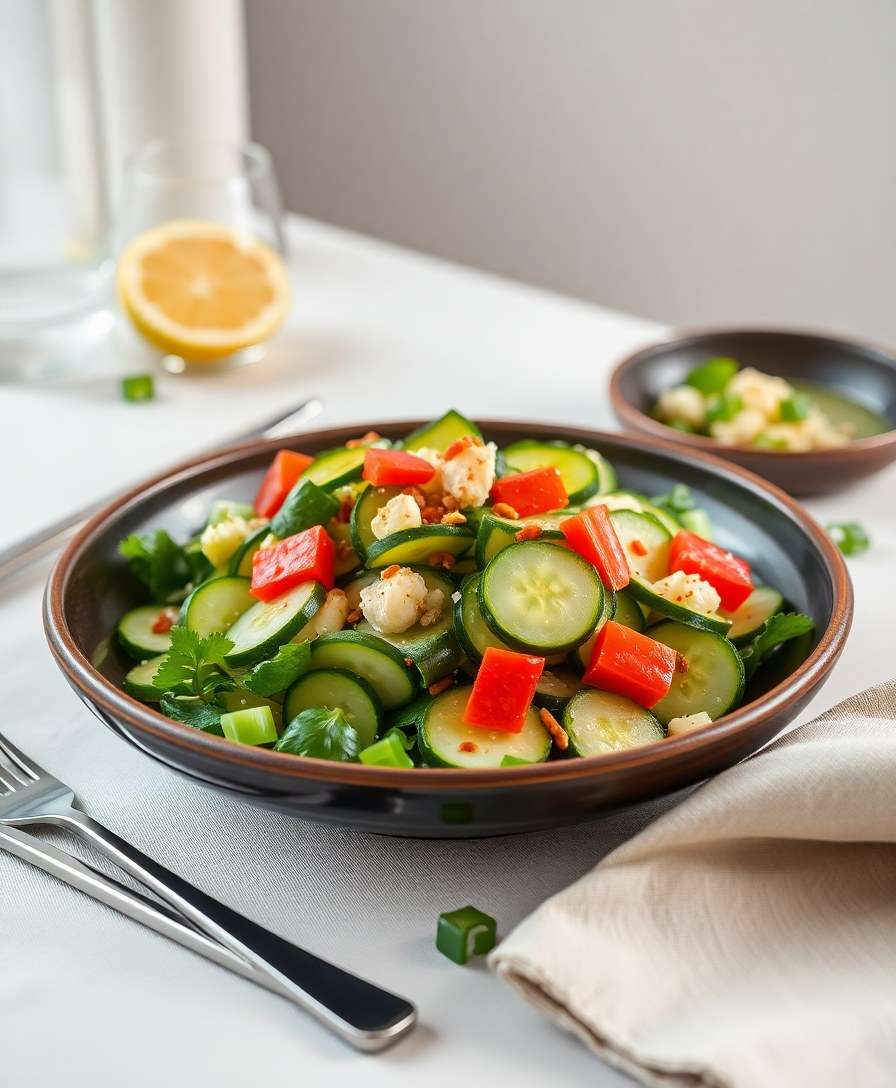 Zesty & Crunchy Chinese Cucumber Salad