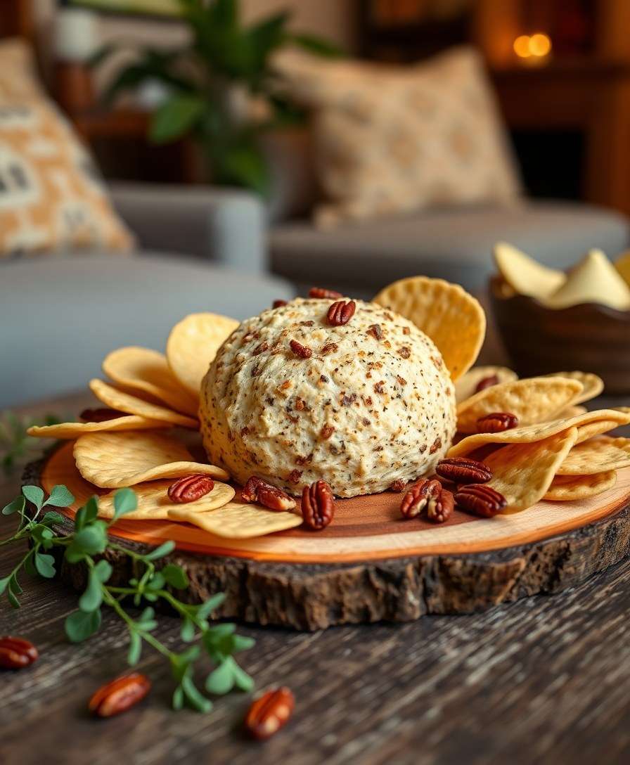 Gourmet Spiced Cheese Ball