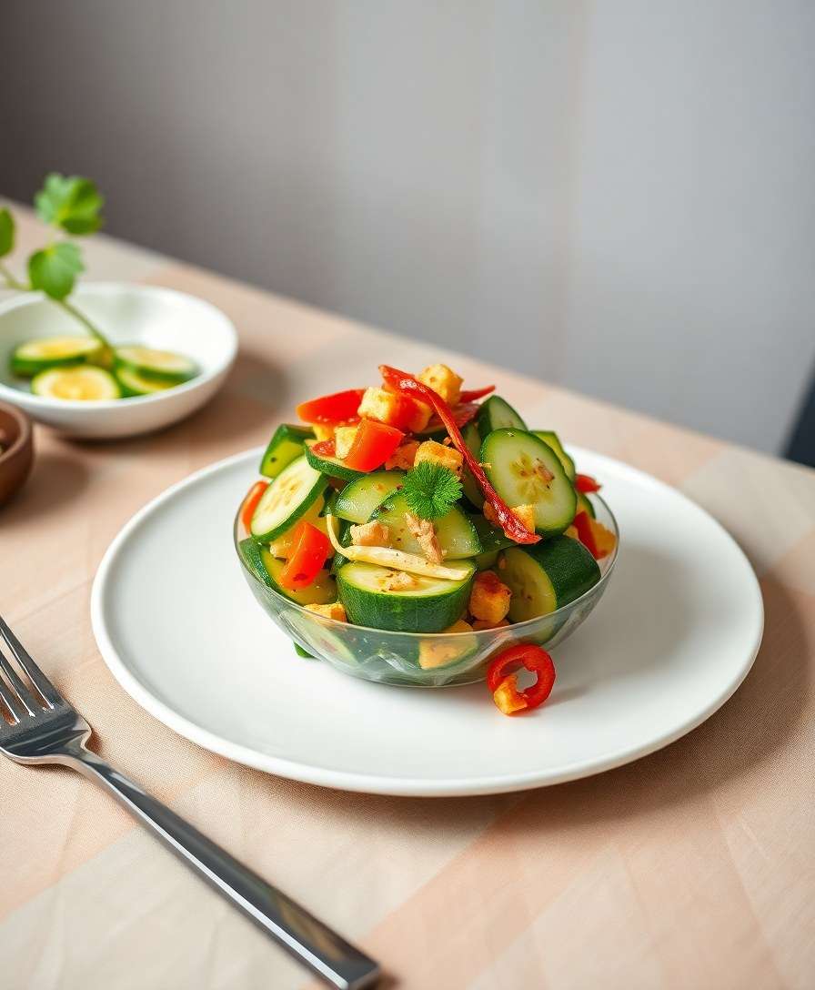 Zesty & Crunchy Chinese Cucumber Salad