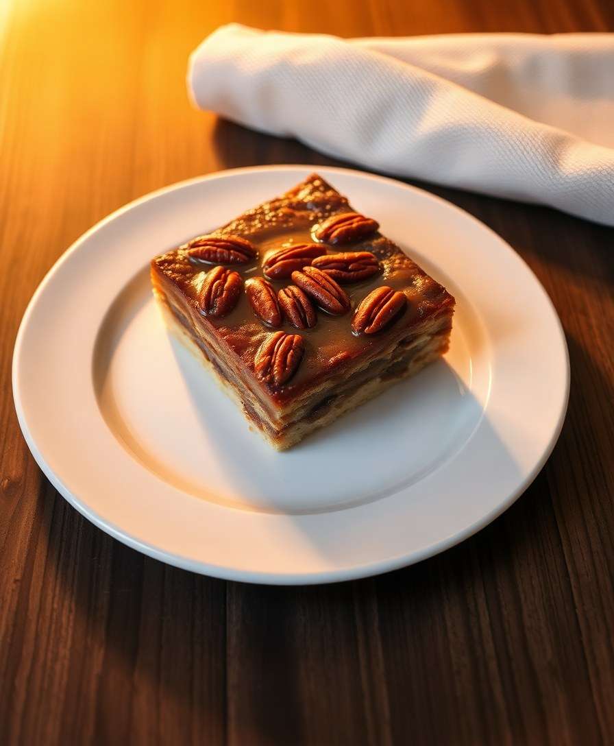 Decadent Honey-Glazed Pecan Squares