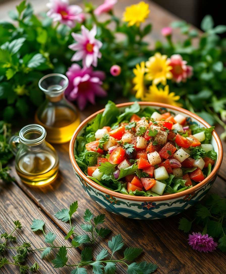 Zesty Middle Eastern Salad