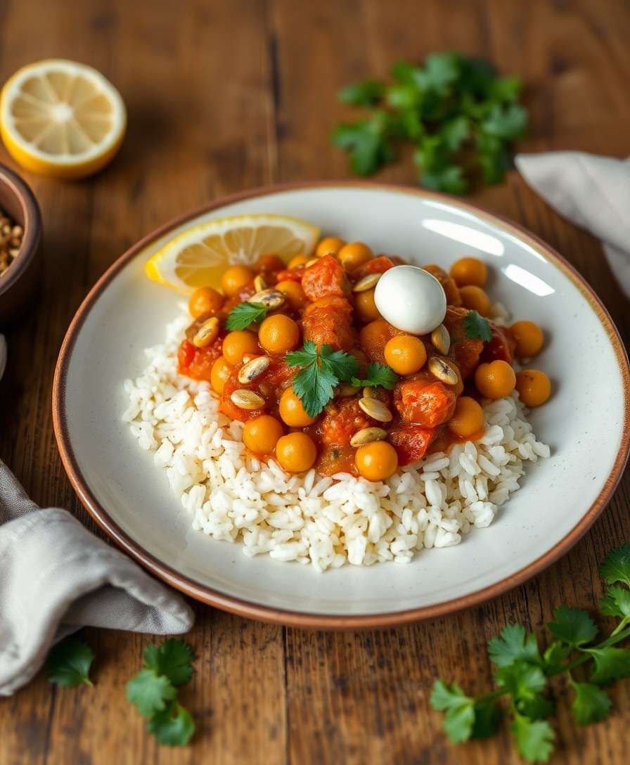 Spicy Chickpea & Veggie Stew