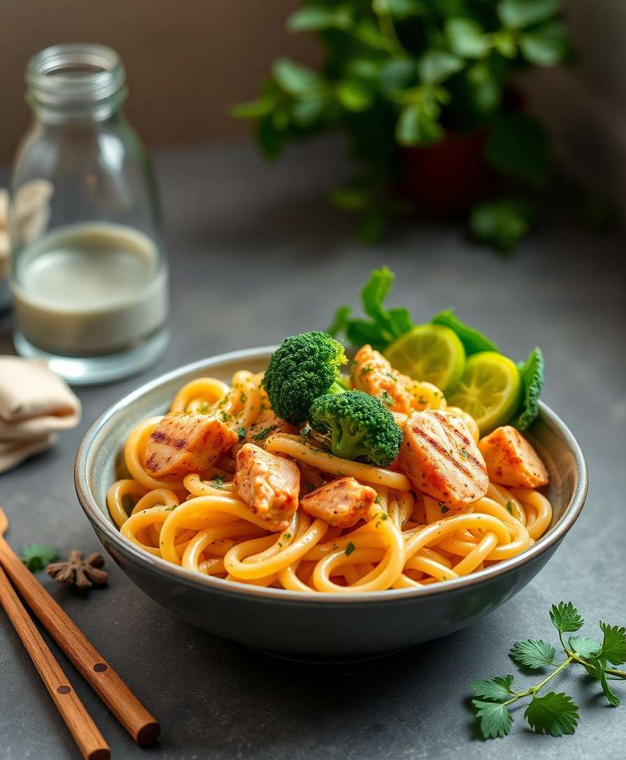 Speedy Grilled Chicken & Broccoli Lunchbox with Gluten-Free Pasta