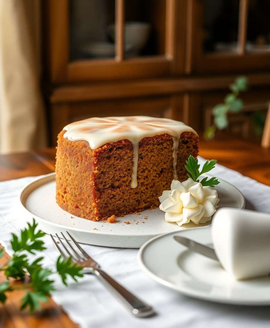 Decadent Carrot Cake with Brigadeiro Glaze