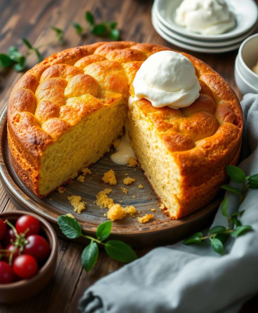 Creamy Cornmeal Cake - A Delicious Treat