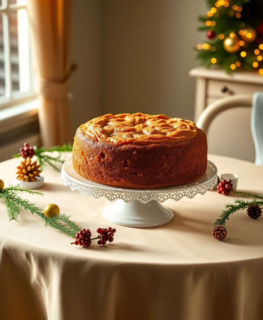 Festive Spiced Christmas Cake