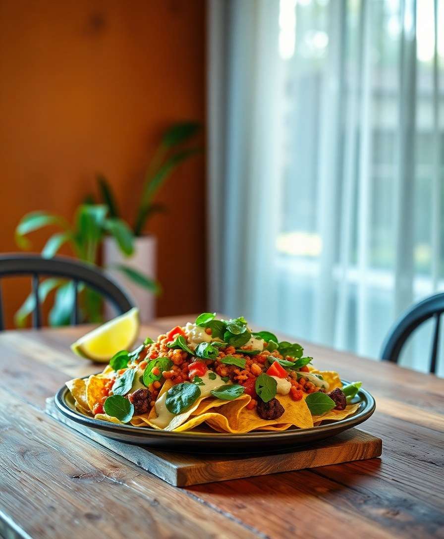 Veggie Supreme Spinach Nachos - A Flavorful Fiesta