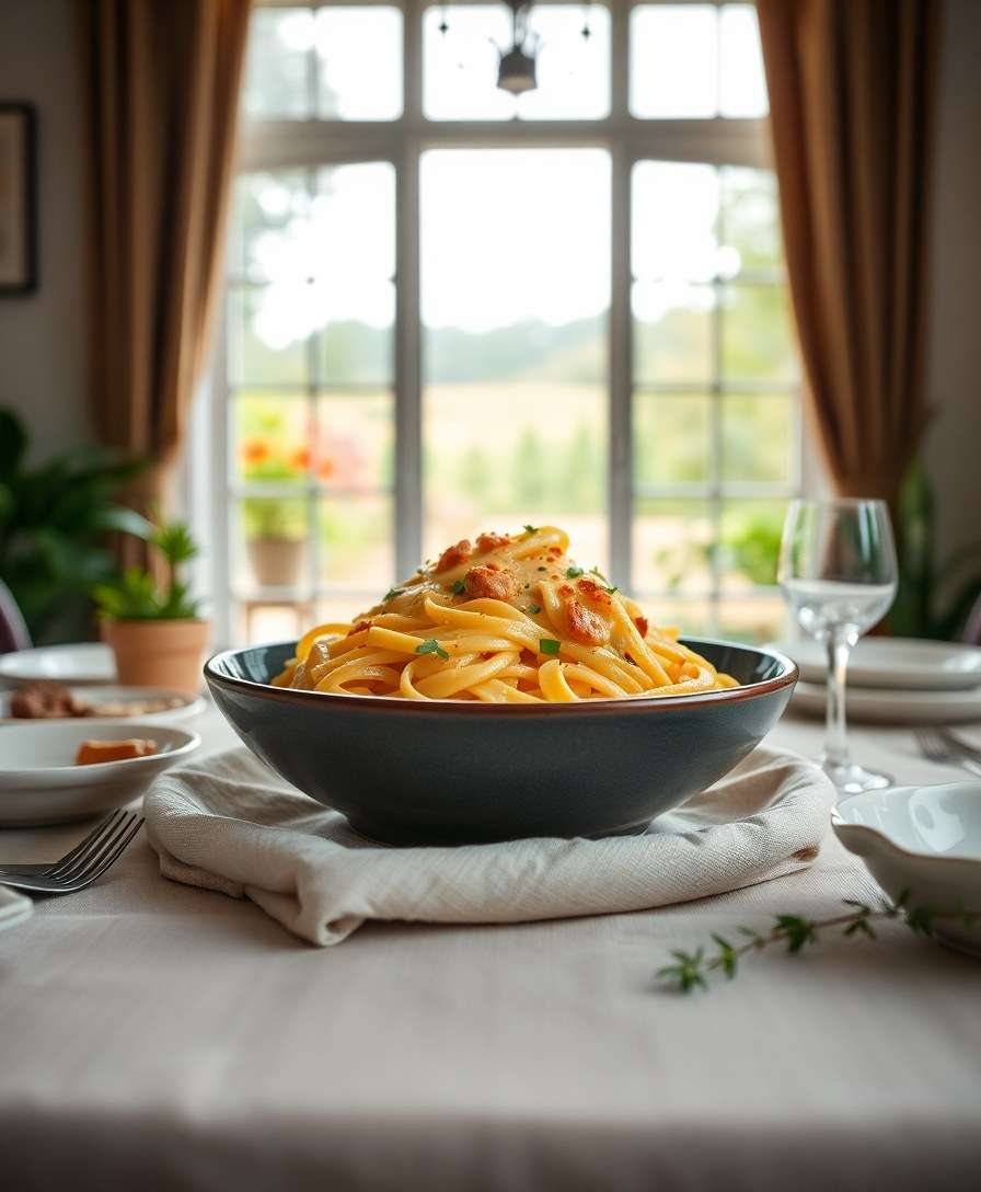 Creamy Saffron Pasta Delight