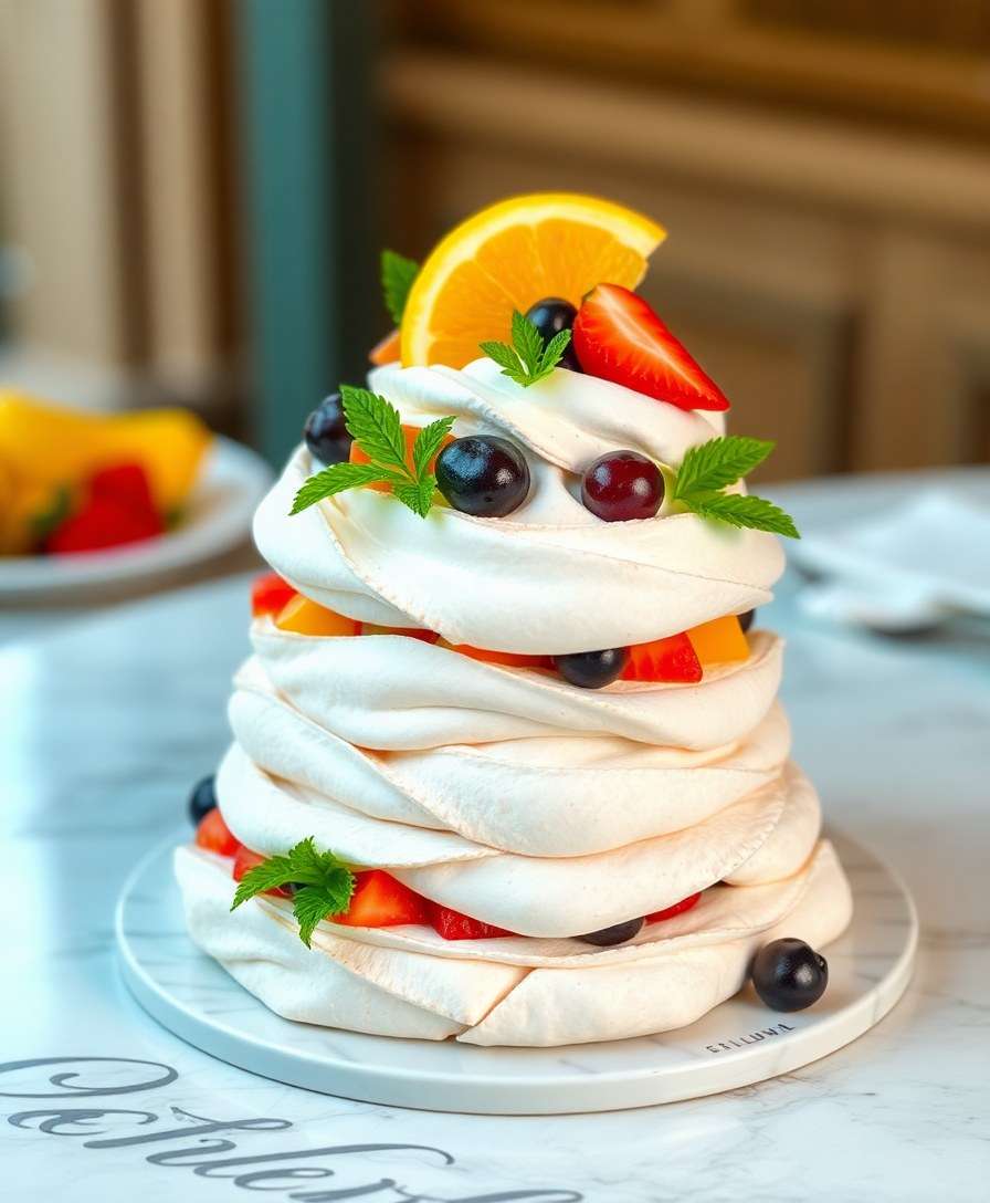 Tropical Pavlova Delight