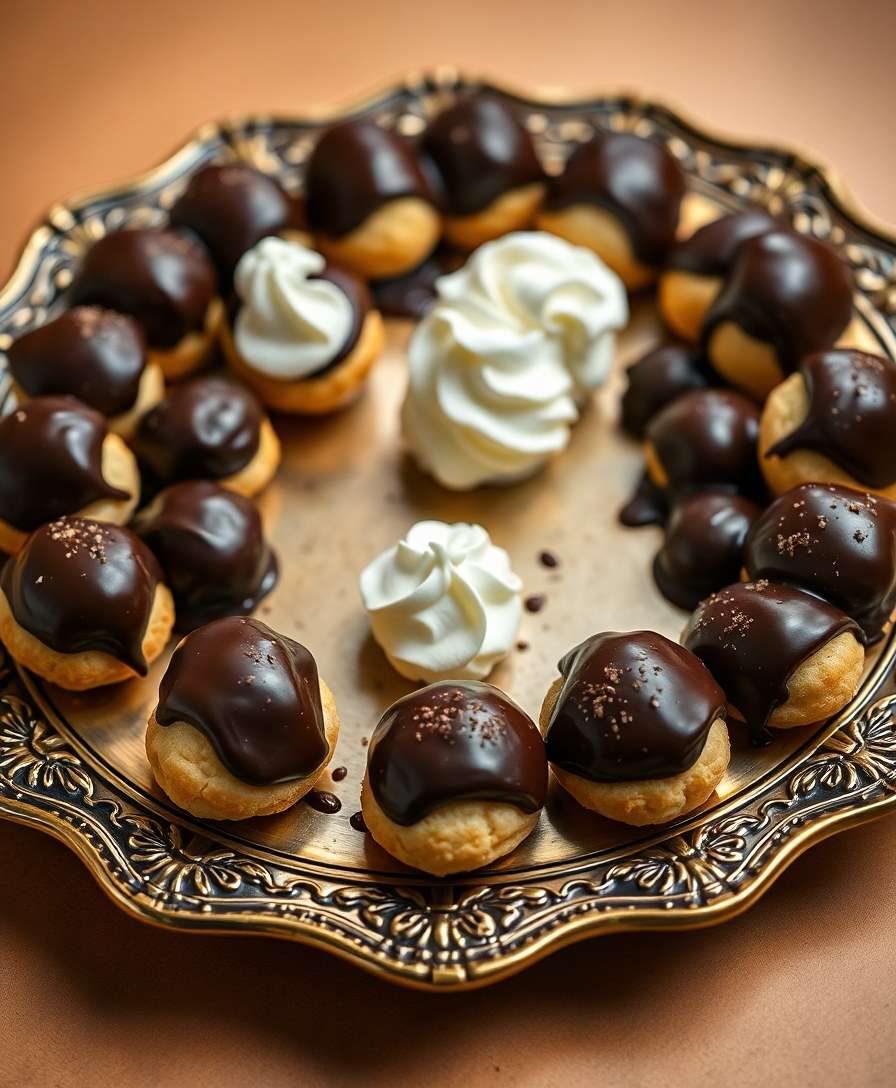 Decadent Chocolate Profiteroles