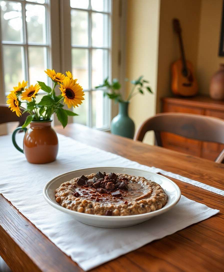 Chocolatey Overnight Oats for a Power Start