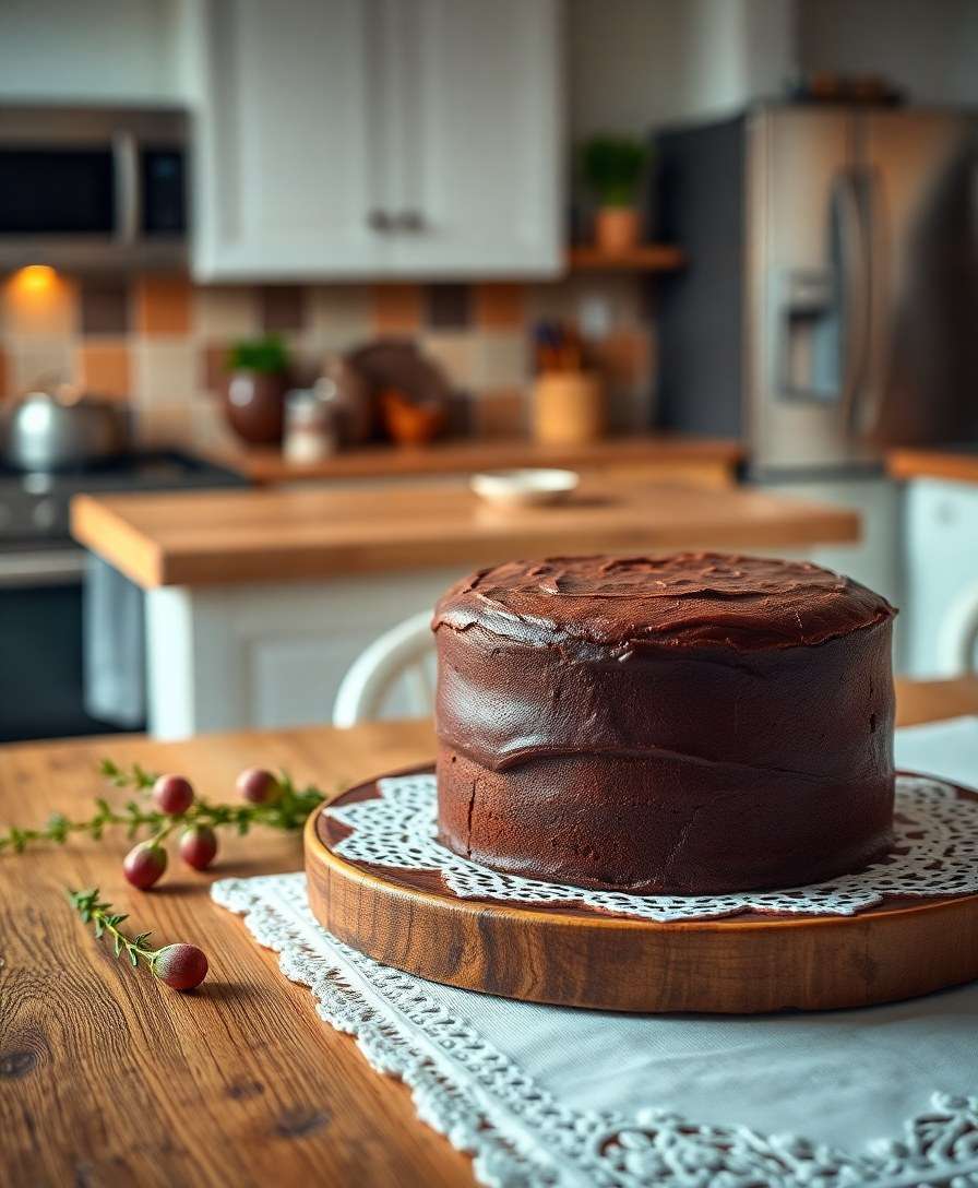 Decadent Chocolate Fudge Cake