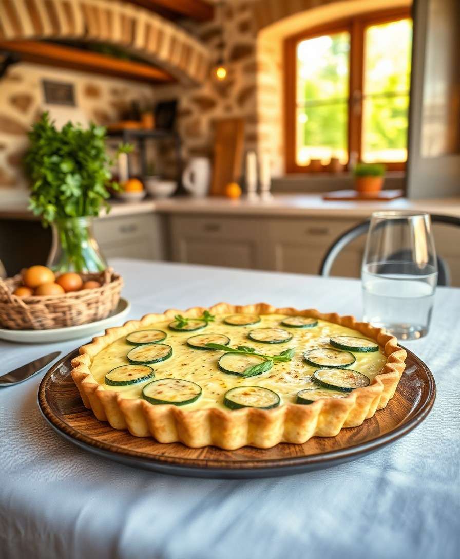 Creamy Zucchini Tart