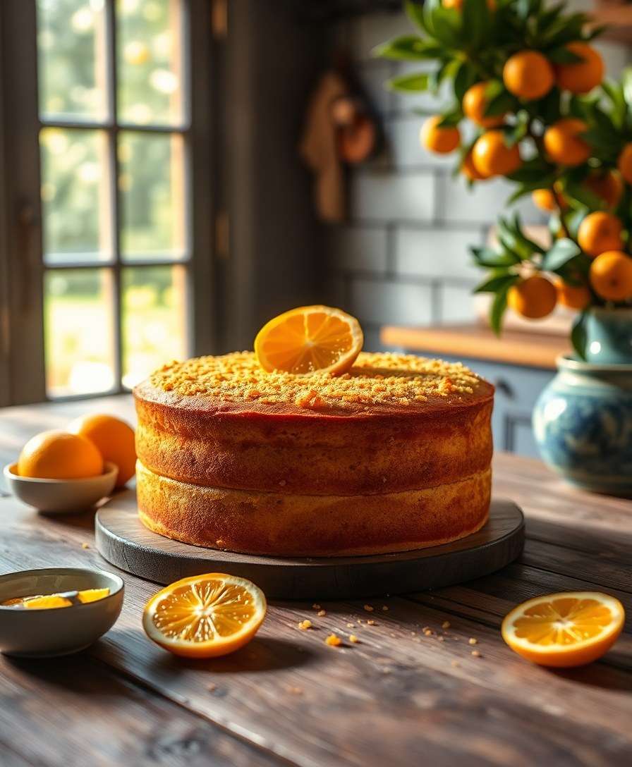 Zesty Orange Delight Cake