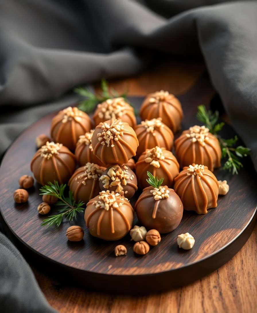 Decadent Hazelnut Truffles