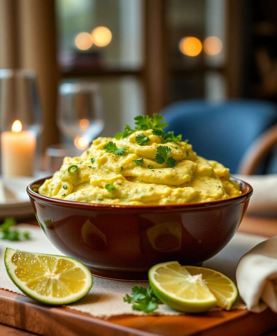 Creamy Avocado Mashed Potatoes