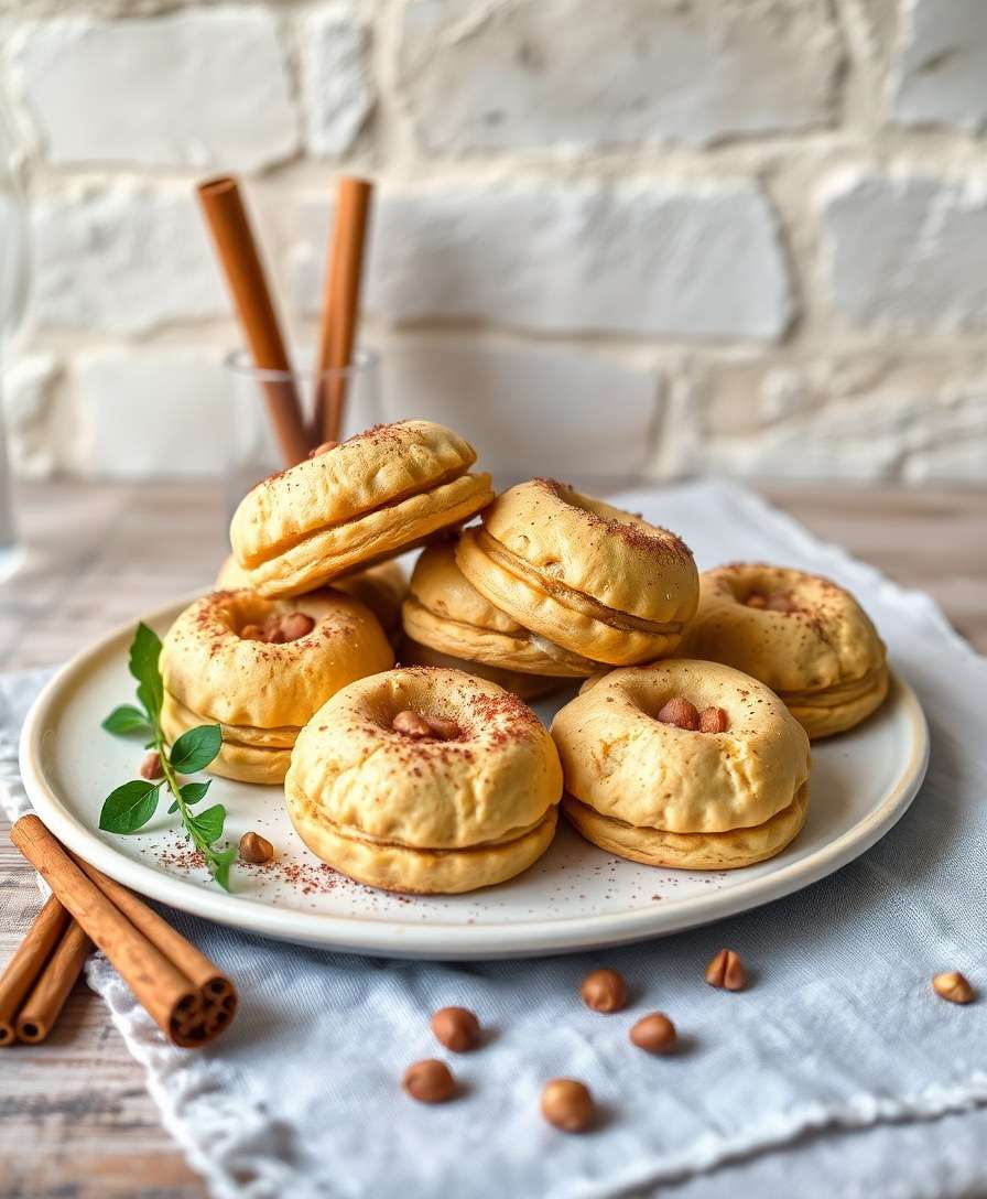 Decadent Cinnamon Hazelnut Biscuits