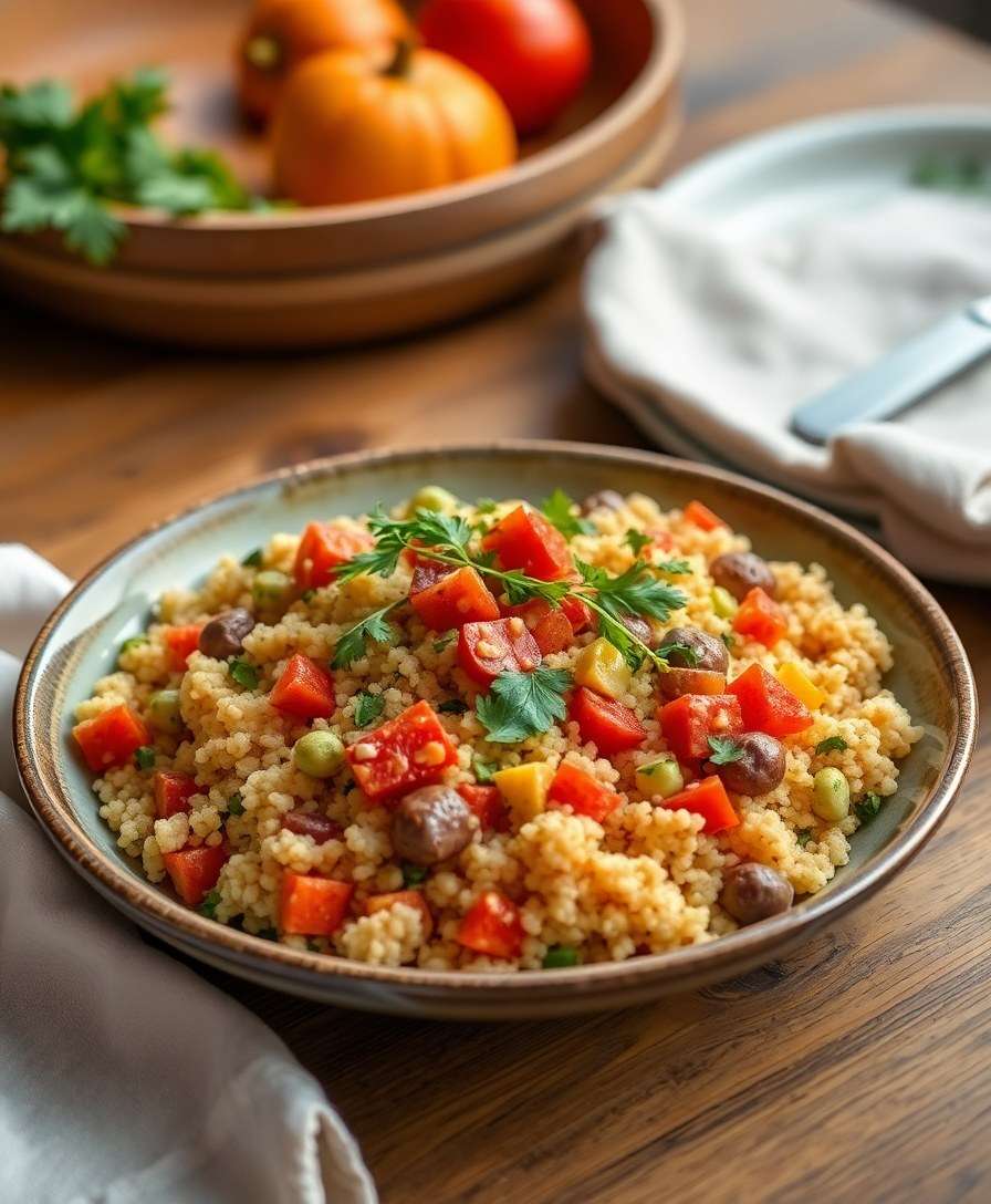 One-Pot Mediterranean Vegetable Couscous