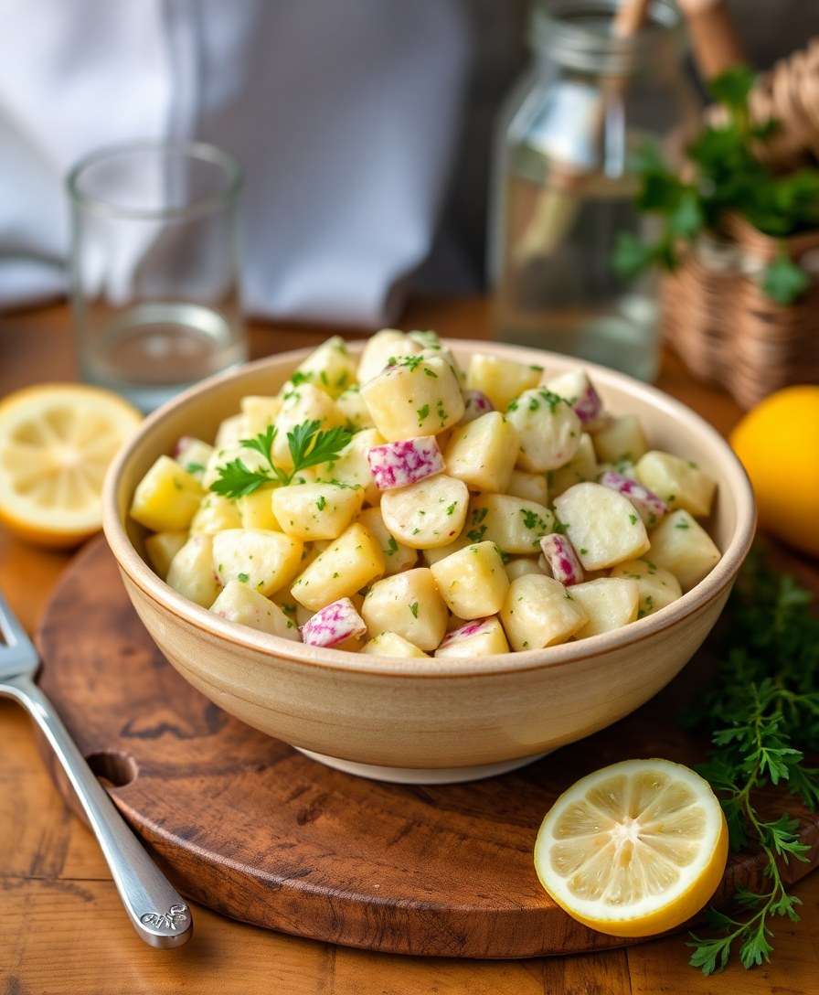 Creamy & Zesty Schwäbisch Potato Salad